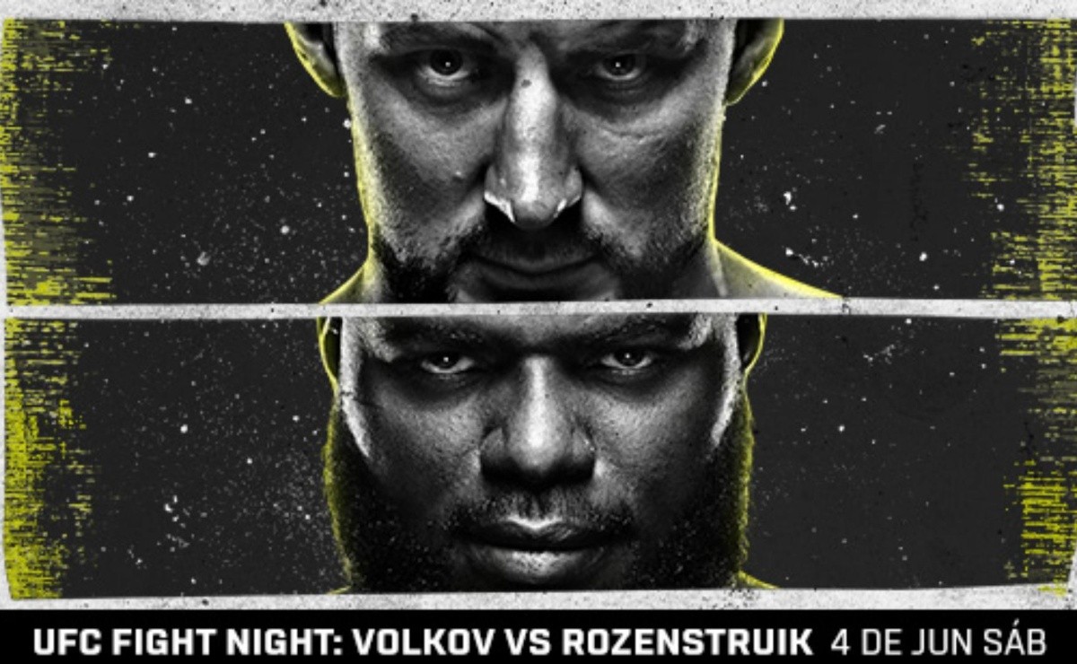 UFC Vegas 56: Volkov vs Rozenstruik EN VIVO | Ver ONLINE, STREAMING y TV una nueva edición de UFC Fight Night