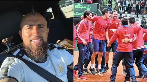 Vidal al equipo chileno de Copa Davis: "Gracias por jugar con el corazón"