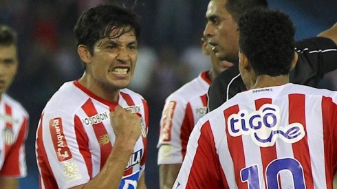 Mati Fernández festejó su primer gol con Junior.