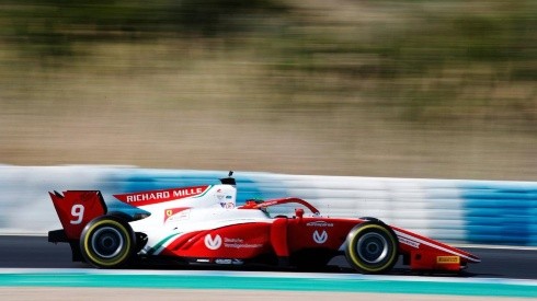 Mick Schumacher se lució en Jerez