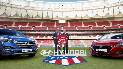 Uno de los acuerdos alcanzados por Hyundai durante la temporada es con el Atlético de Madrid