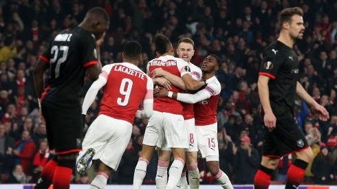 Arsenal en 15 minutos dio vuelta la serie ante Rennes
