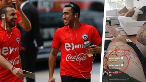 Edson Puch sube al columpio a Marcelo Díaz por su nuevo tatuaje