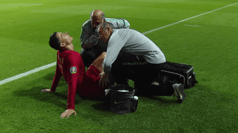 CR7 salió lesionado en el partido de Portugal y sufre Juventus