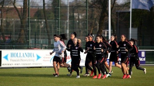 Las chicas de la selección ya entrenaron en Holanda