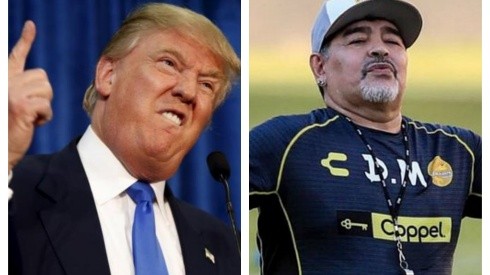 ¿Cabeza de Pichi? Sancionan a Maradona por criticar duramente a Donald Trump