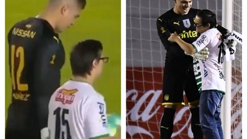Me entró una basurita en el ojo: Hermoso gesto del arquero de Peñarol