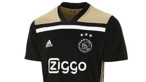 La camiseta cábala del Ajax: Negra con dorada
