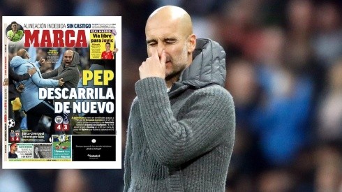 Guardiola en la portada de Marca