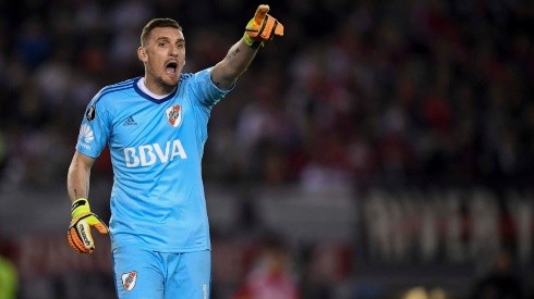 Arquero de River Plate analiza el duelo ante Palestino