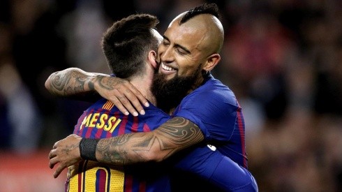 Vidal y Messi, los mejores contra Levante en el Campeón.