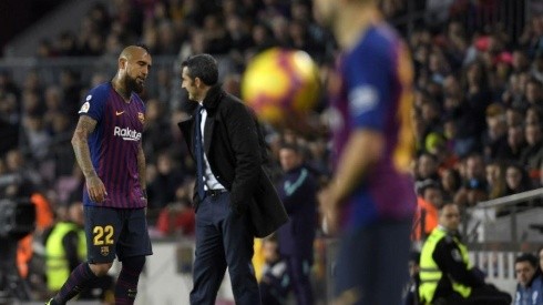 El despliegue físico de Vidal le hizo ganar espacios en la preferencia de Valverde