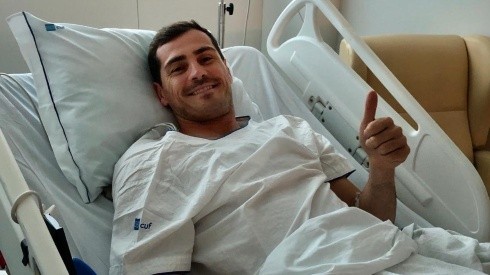 Casillas aparece tras el infarto: "Un susto grande"