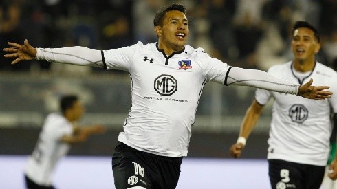 Celebración de gol de Iván Morales
