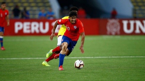 Luis Rojas por la selección chilena Sub 17