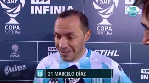 Díaz se ríe consultado por la Roja y la Copa América.