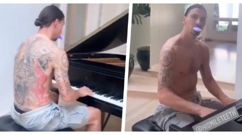 Zlatan Ibrahimović se luce tocando el piano
