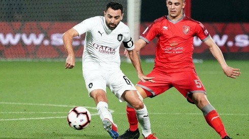 Xavi fue titular en el revés de su equipo en la final de la Copa del Emir