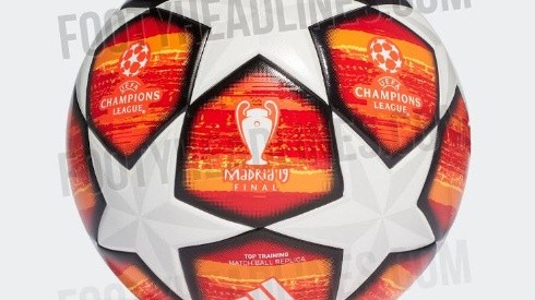Así luce el balón de la final de la Champions League