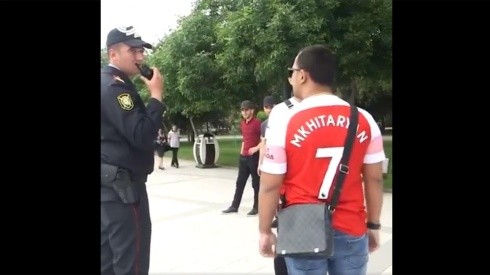 Cuestionable actuar de la policía de Azerbaiyán.