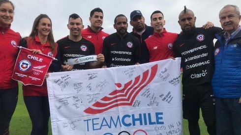 Team Chile visita a la Roja