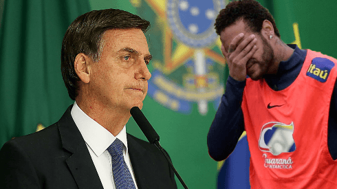 Jair Bolsonaro entregó su apoyo a Neymar.