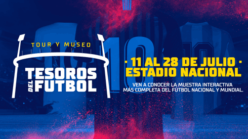 Desde el 11 al 28 de julio en el Estadio Nacional se desarrollará el evento más grande para la familia futbolera: el Tour y Museo “Los Tesoros del Fútbol”.