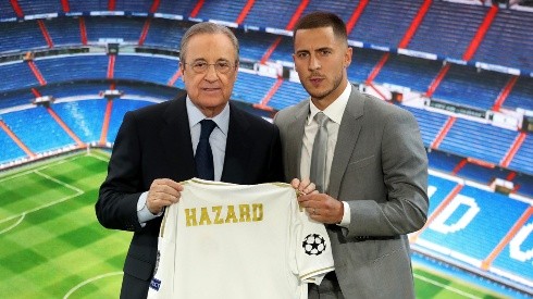 Hazard presentado en Real Madrid