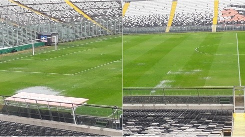 El estado de la cancha del estadio Monumental a horas de Colo Colo-Puerto Montt