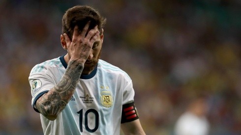 Una nueva frustración para Lionel Messi.