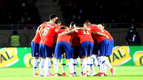 La selección chilena en su último amistoso ante Haití (Foto: Agencia Uno)