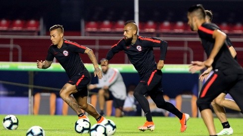 La Roja tuvo su último entrenamiento el domingo en el Morumbí. Este lunes, debuta en la Copa América ante Japón