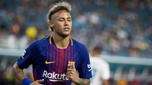Neymar en su último partido por Barcelona