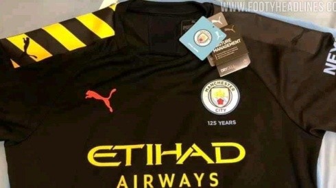 Filtrada la camiseta de suplente Puma del Manchester City