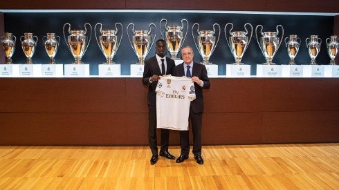 Mendy en su presentación en Real Madrid: "No es un problema ser titular o suplente"