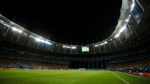 Estadio de Salvador para el encuentro entre Brasil y Venezuela.
