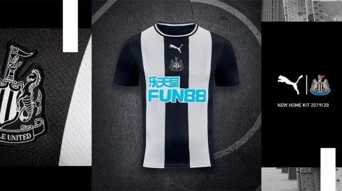 Newcastle lanza su nuevo camiseta con una onda muy clásica