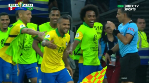 Brasil está goleando y gustando ante Perú