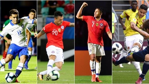 Coutinho, Charles, Alexis y James han sido figuras de esta Copa América