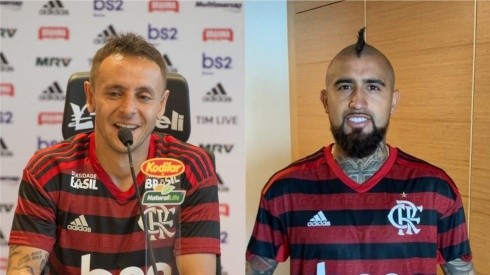 Rafinha explicó la razón de la foto de Arturo Vidal con la camiseta del Flamengo