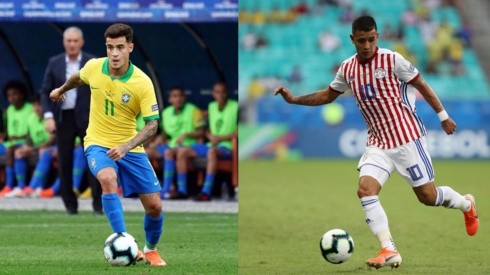 Brasil y Paraguay se enfrentarán este jueves por cuartos de final (Fotos: Getty Images)