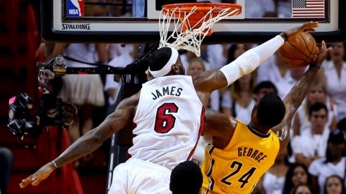 LeBron James jugando por Miami Heat