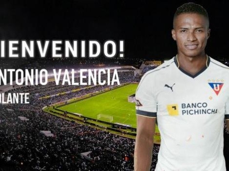 Valencia llega a Liga de Quito para jugar la Libertadores