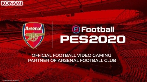 Konami extiende su contrato con Arsenal para PES 2020