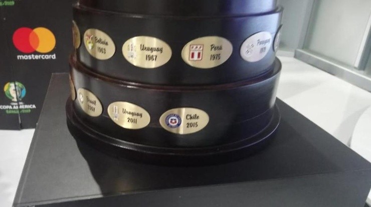 Base de la Copa América sin la placa de Chile 2016