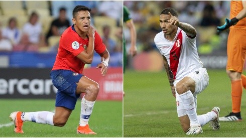 Alexis Sánchez y Paolo Guerrero son esperanza de chilenos y peruanos