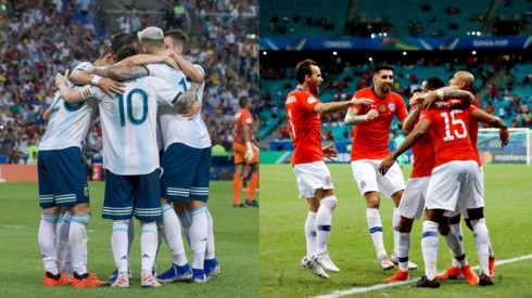 Argentina y Chile revivirán las finales de 2015 y 2016 en la definición por el tercer lugar (Fotos: Getty Images)