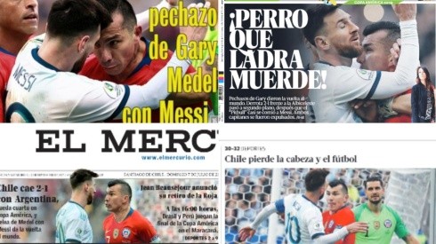 Gary Medel y Lionel Messi protagonizaron confrontación en el Chile vs Argentina