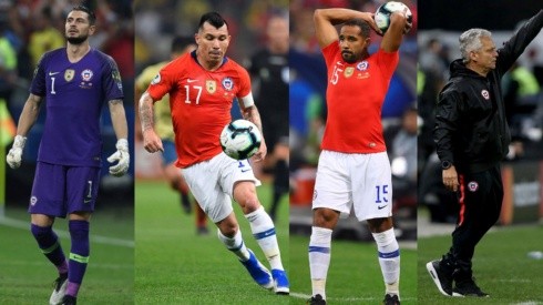 Arias, Medel, Beausejour y Rueda destacados como los peores de Copa América en Brasil (Fotos: Getty Images)