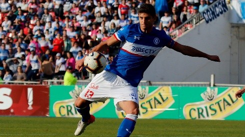 Benjamín Kuscevic jugando contra Santiago Morning